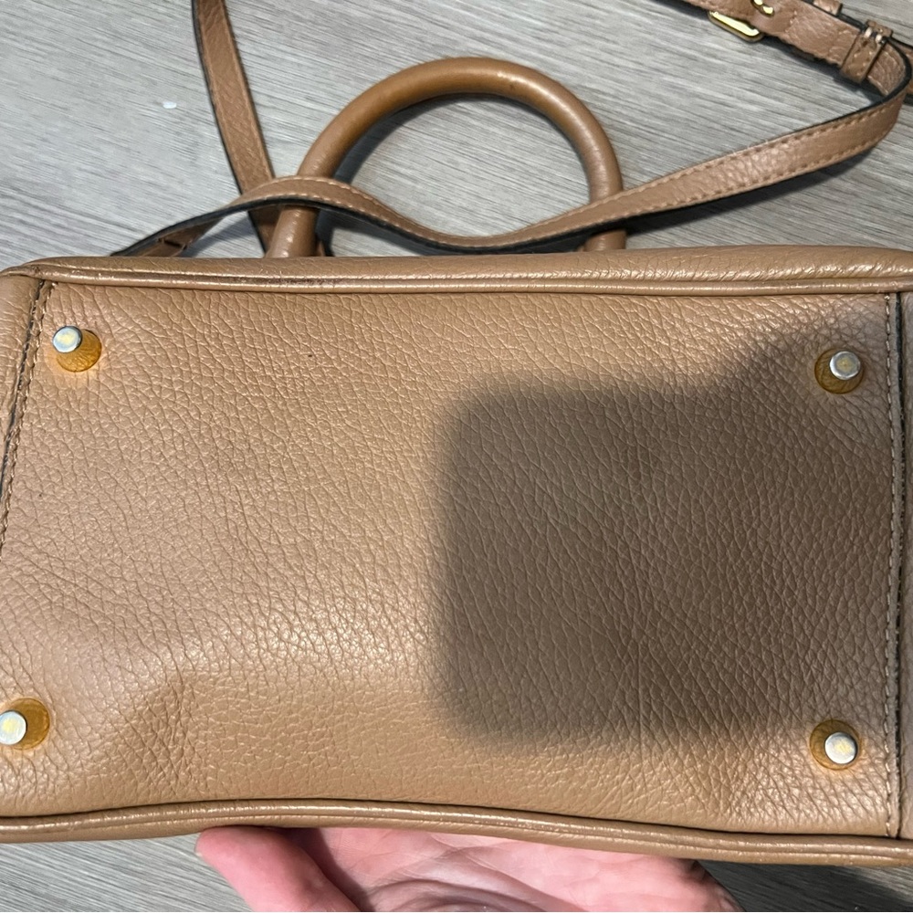 Burberry Brown Leather Satchel - Picture 7 of 10
